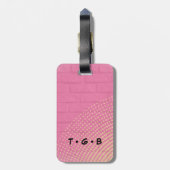 Agape Love Tattoo Graffiti Bagagelabel (Achterkant verticaal)