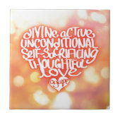 Agape Love Tegeltje (Voorkant)