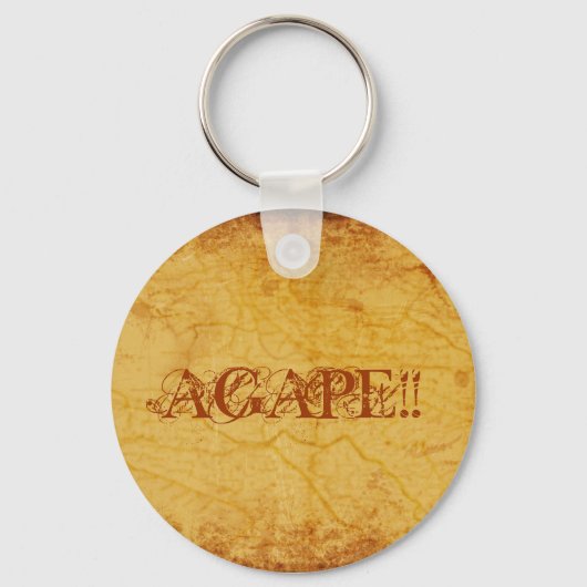 AGAPE!.. RELIGIEUZE KEYRINGS SLEUTELHANGER (Voorkant)