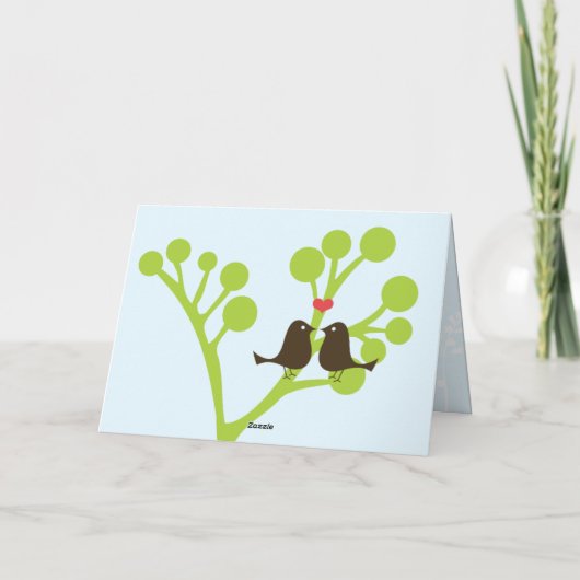 Agapertjes (Poederblauw) Bedankt (Achterkant)