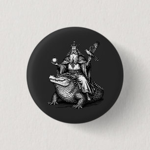 Agares en het Oude Beest Ronde Button 3,2 Cm