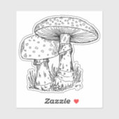 Agaric Mushies Sticker (Vel)