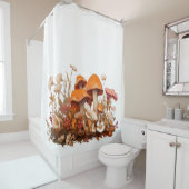 Agaricaceae paddenstoel klein douchegordijn (In situ)