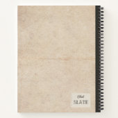 Agaricus Augustus Mushroom gepersonaliseerd Comp Notitieboek (Achterkant)