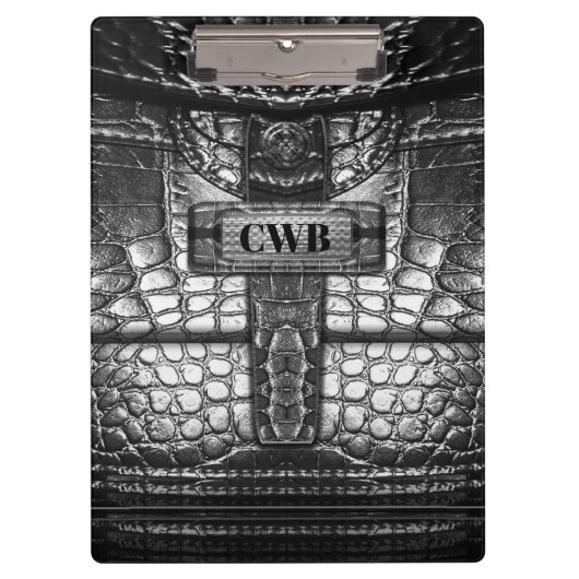 Agartarset Cool Retro Beautiful Monogram Klembord (Voorkant)