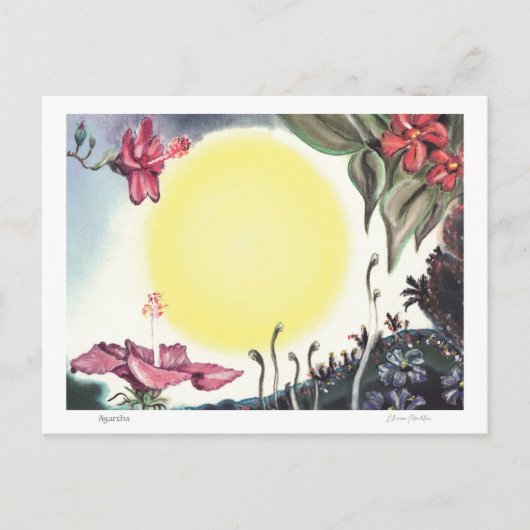 Agartha Briefkaart (Voorkant)