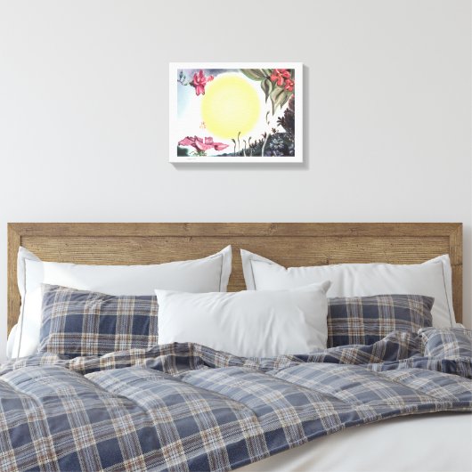 Agartha Canvas Afdruk (Insitu (Slaapkamer))