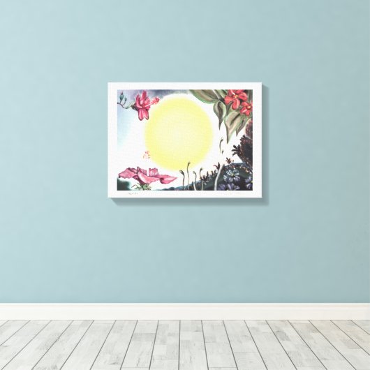 Agartha Canvas Afdruk (Insitu (Houten vloer))