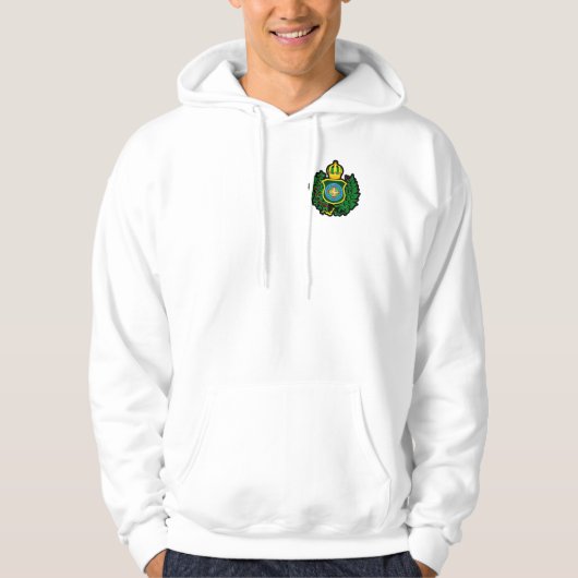 Agasalho com Brasão da Bandeira Imperial do Brasil Hoodie (Voorkant)