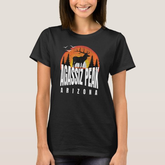 Agassiz Peak Arizona Cariou Schilderachtig Sunrise T-shirt (Voorkant)