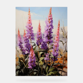 Agastache - Impasto Floral Acryl Bord