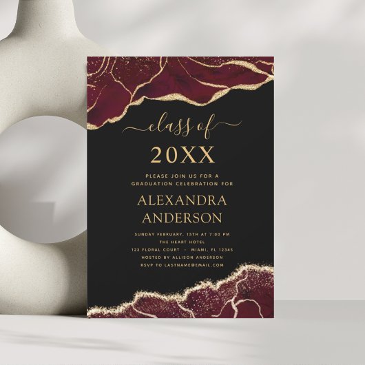 Agate Afstuderen Klasse 2023 Bourgogne Kaart