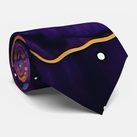 Agate Art Stropdas (Opgerold)