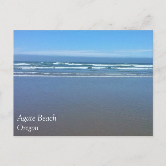 Agate Beach, Oregon Briefkaart (Voorkant)