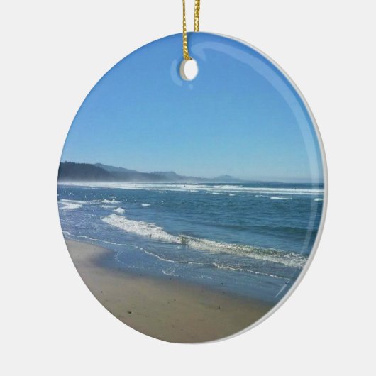 Agate Beach, Oregon Keramisch Ornament (Links)