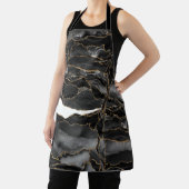 Agate Black Gold Glitter Schort (Insitu)