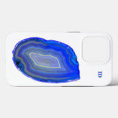 Agate Blue Case-Mate iPhone Case (Achterkant (horizontaal))