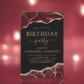 Agate Burgundy Birthday Party Any Age Invision