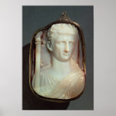 Agate Cameo met het portret van Claudius Poster (Voorkant)