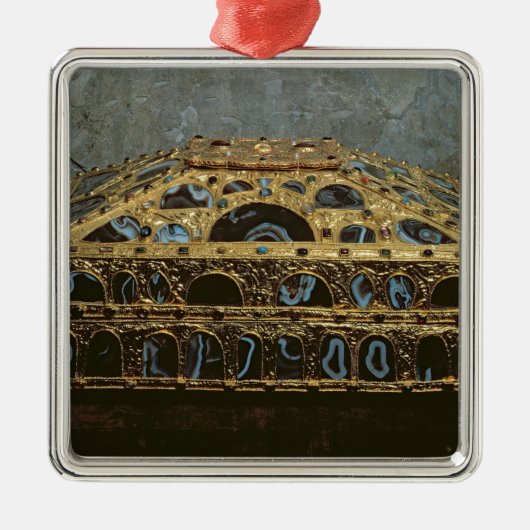Agate casket metalen ornament (Voorkant)