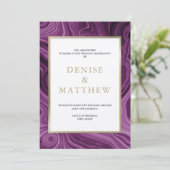 Agate Collectie Dalia Paars Kaart (Staand voorkant)