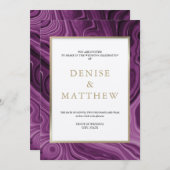 Agate Collectie Dalia Paars Kaart (Voorkant / Achterkant)