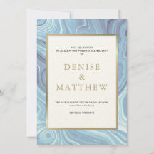 Agate Collectie Omphalodes Blauwe Uitnodiging