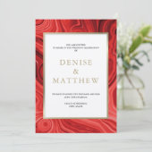 Agate Collectie Poinciana Red Kaart (Staand voorkant)