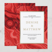 Agate Collectie Poinciana Red Kaart (Voorkant / Achterkant)