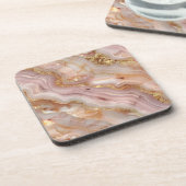 Agate drankondrinkvlekkenmatje bier onderzetter (Linkerzijde)