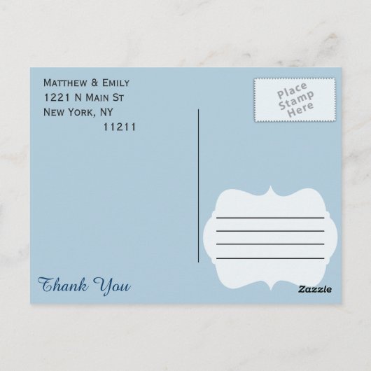 Agate Elegant  Blue Blauwgroen Geode Patroon Briefkaart (Achterkant)