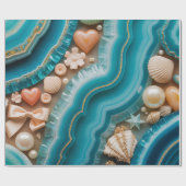 Agate en geode inpakpapier (Vlak)