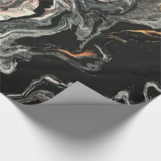Agate Fluid Marmer Cadeaupapier (Hoek)