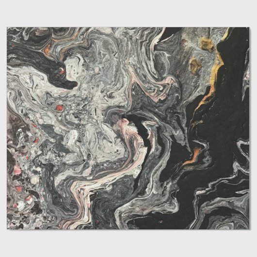 Agate Fluid Marmer Cadeaupapier (Vlak)