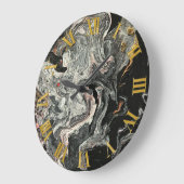 Agate Fluid Marmer Grote Klok (Hoek)