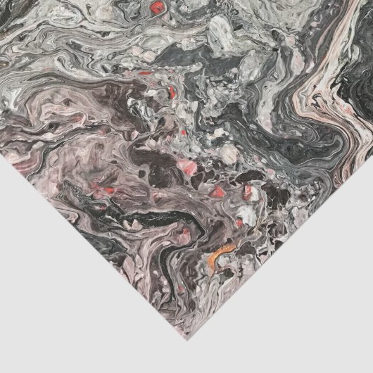 Agate Fluid Marmer Tissuepapier (Detail)