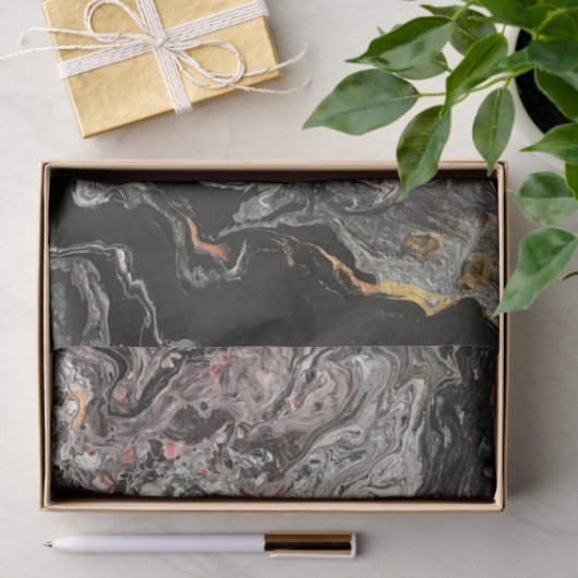 Agate Fluid Marmer Tissuepapier (Geschenk)