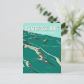 Agate Fossil Beds National Monument  Briefkaart (Staand voorkant)