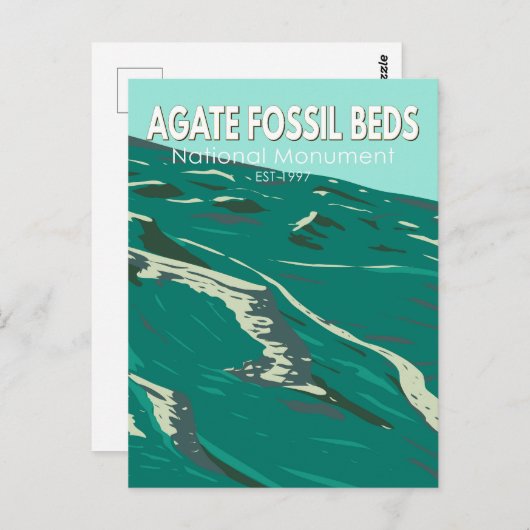 Agate Fossil Beds National Monument  Briefkaart (Voorkant / Achterkant)