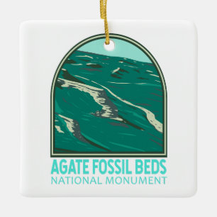 Agate Fossil Beds National Monument  Keramisch Ornament
