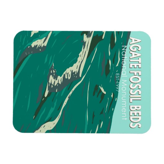 Agate Fossil Beds National Monument  Magneet (Horizontaal)