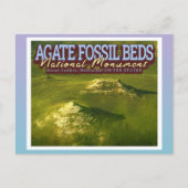 AGATE FOSSIL BEDS NATIONAL MONUMENT - NEBRASKA USA BRIEFKAART (Voorkant)
