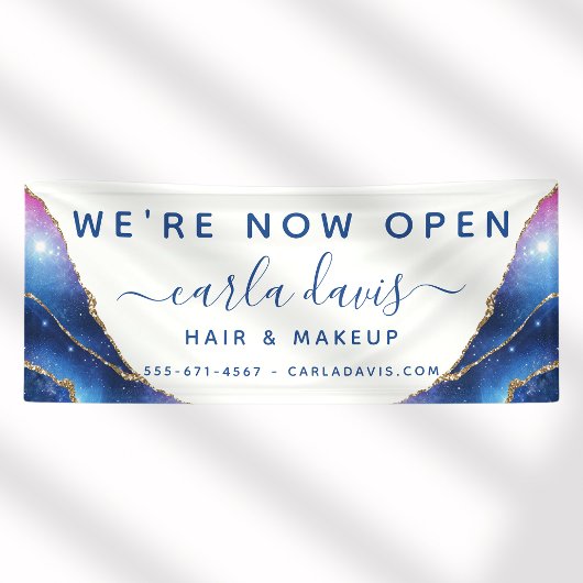 Agate Galaxy Celestial Stars Salon Opening Spandoek