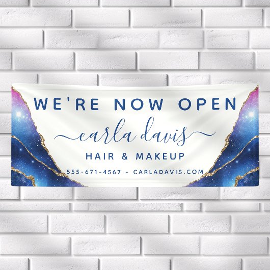 Agate Galaxy Celestial Stars Salon Opening Spandoek