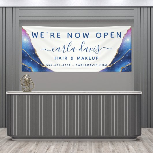 Agate Galaxy Celestial Stars Salon Opening Spandoek