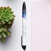 Agate Galaxy Celestial Stars Salon Zwarte Inkt Pen