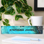Agate Gemstone Geode Custom Name Abstract Artsy Naambordje
