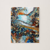 Agate Geode Abstract Legpuzzel (Verticaal)
