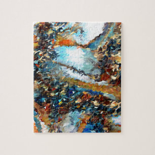 Agate Geode Abstract Legpuzzel