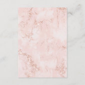 Agate Geode Glitter - Roos Gold ID647 Informatiekaartje (Achterkant)